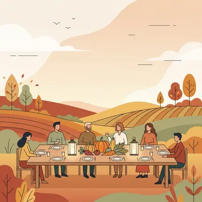 Fall Dinner Party Rustic Farm preview