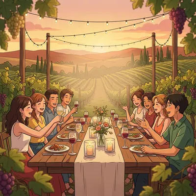 Summer Dinner Party Vineyard preview
