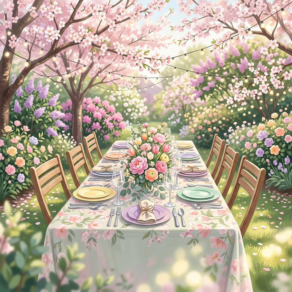 Spring Dinner Party Garden Bloom preview
