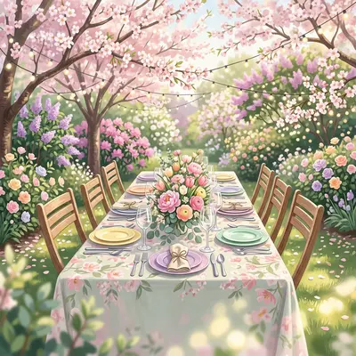 Spring Dinner Party Garden Bloom preview