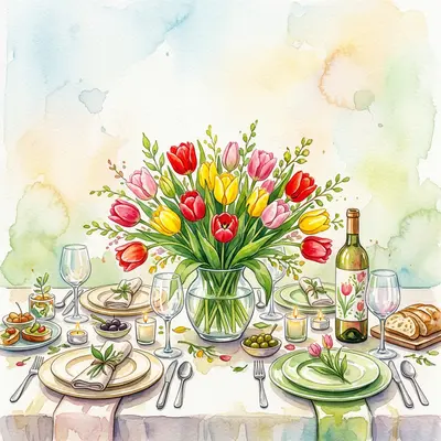 Spring Dinner Party Tulip preview