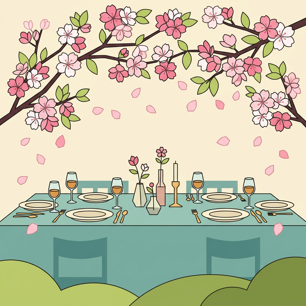 Spring Dinner Party Cherry Blossom preview