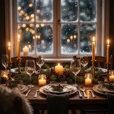 Winter Dinner Party Candlelight preview