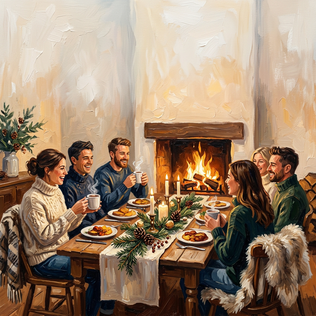 Winter Dinner Party Fireside preview