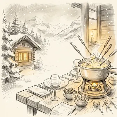 Winter Dinner Party Fondue preview
