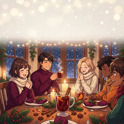 Winter Dinner Party Mulled Wine preview