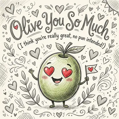 Funny Valentine Food Pun preview