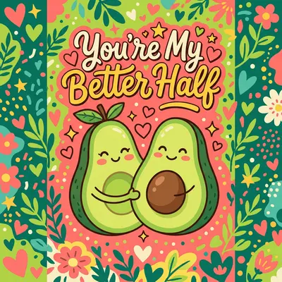 Funny Valentine Avocado preview