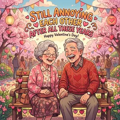 Funny Valentine Old Couple preview