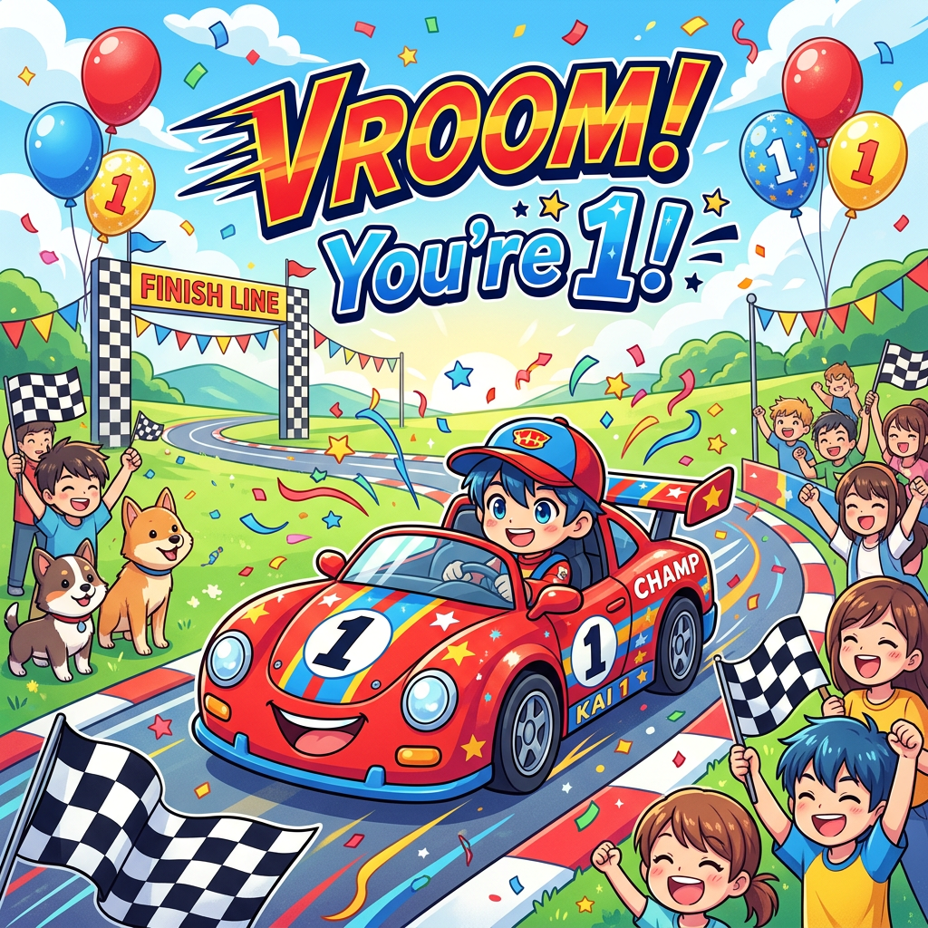 1st Birthday Race Cars preview