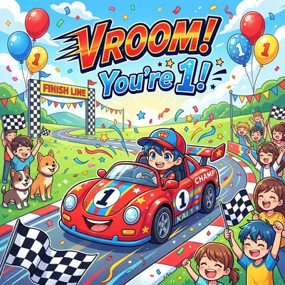 1st Birthday Race Cars preview