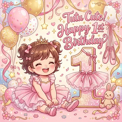 1st Birthday Tutu Cute preview