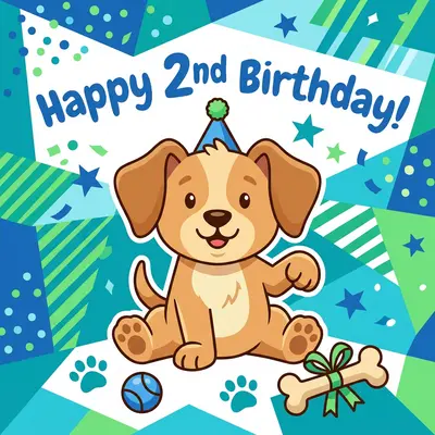 2nd Birthday Puppy Dog Boy preview