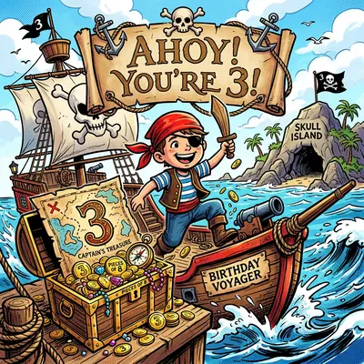 3rd Birthday Pirate Adventure preview