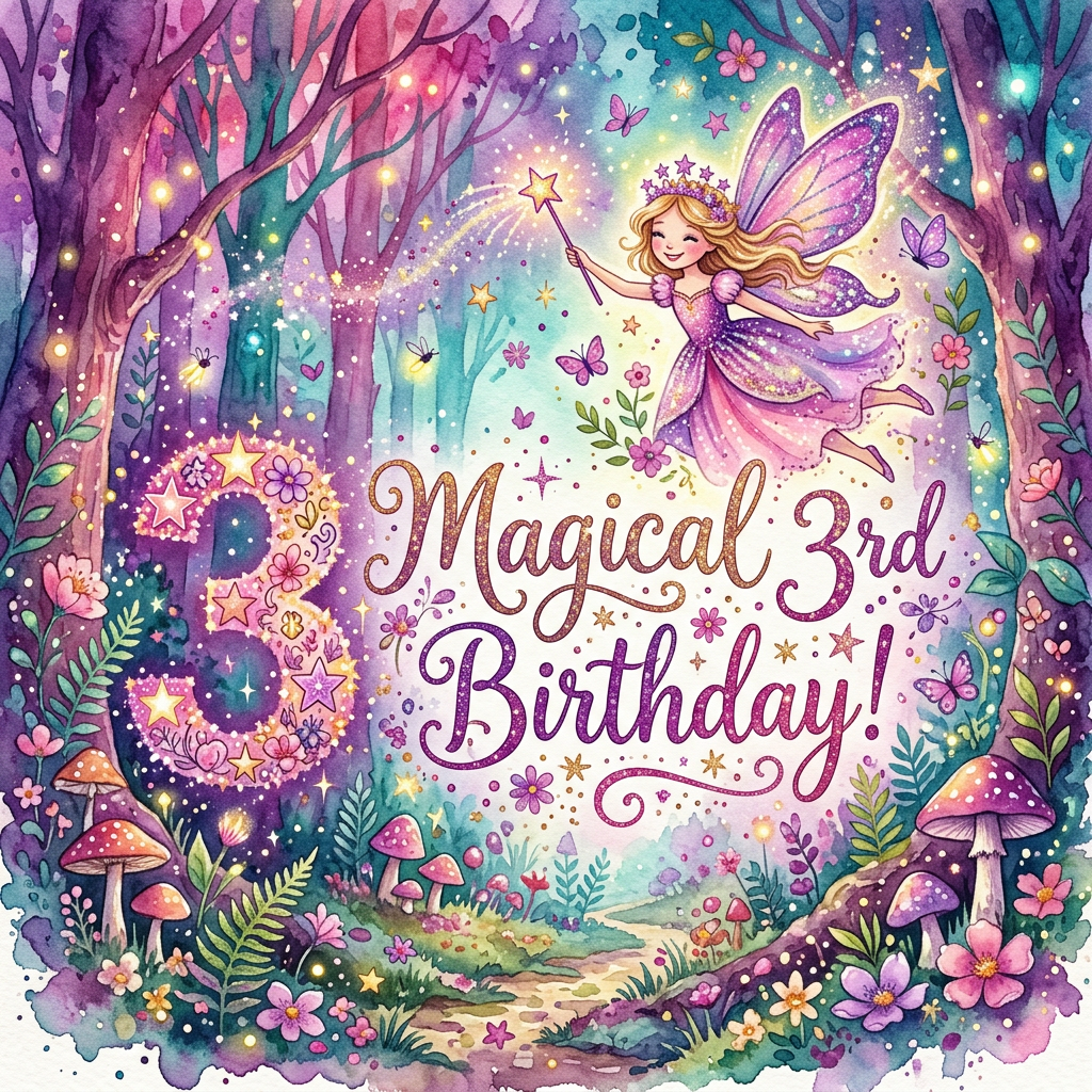 3rd Birthday Fairy Princess preview