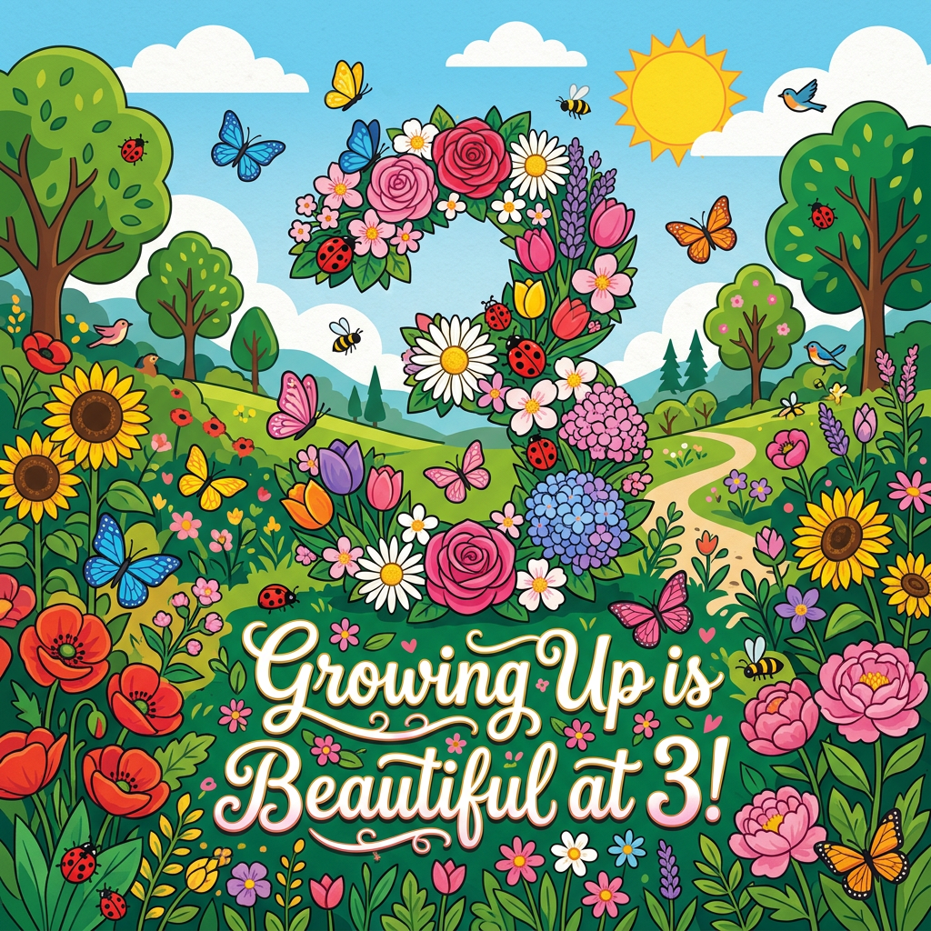 3rd Birthday Flower Garden preview
