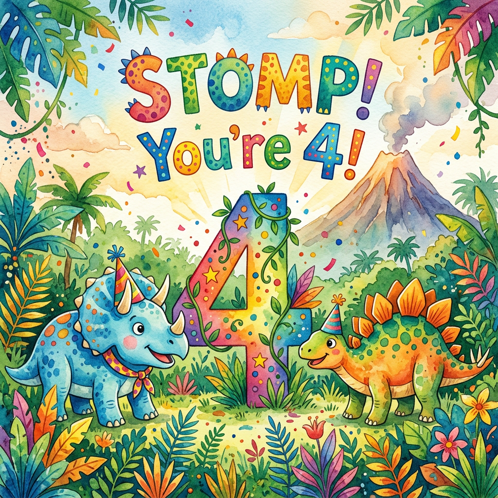 4th Birthday Dinosaur Land preview