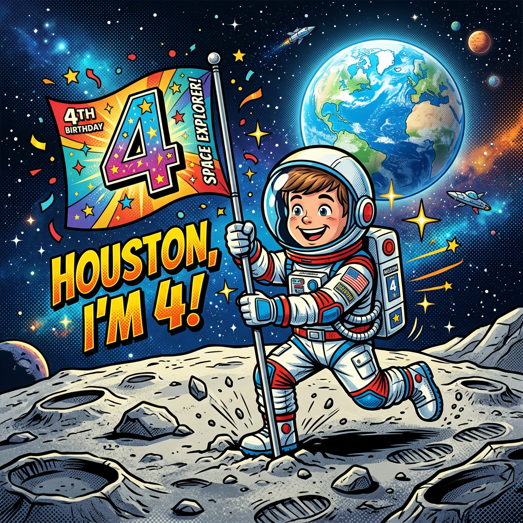 4th Birthday Space Explorer preview