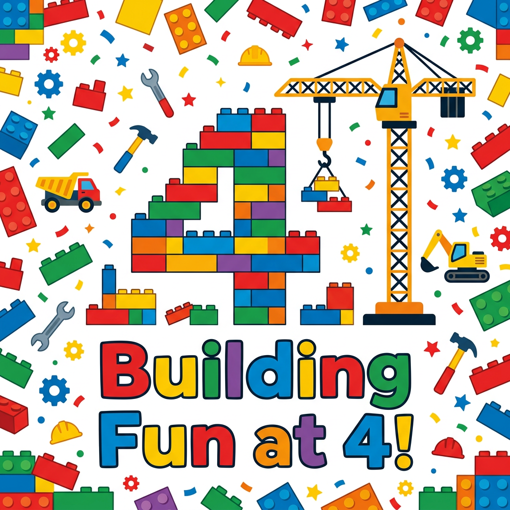 4th Birthday Lego Builder preview