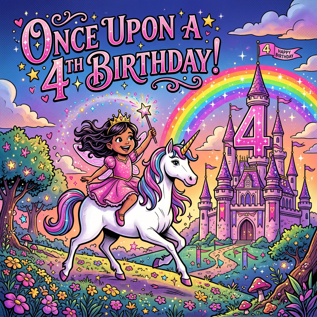 4th Birthday Fairy Tale Castle preview