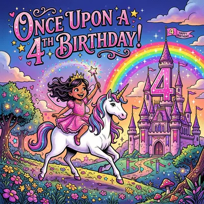 4th Birthday Fairy Tale Castle preview