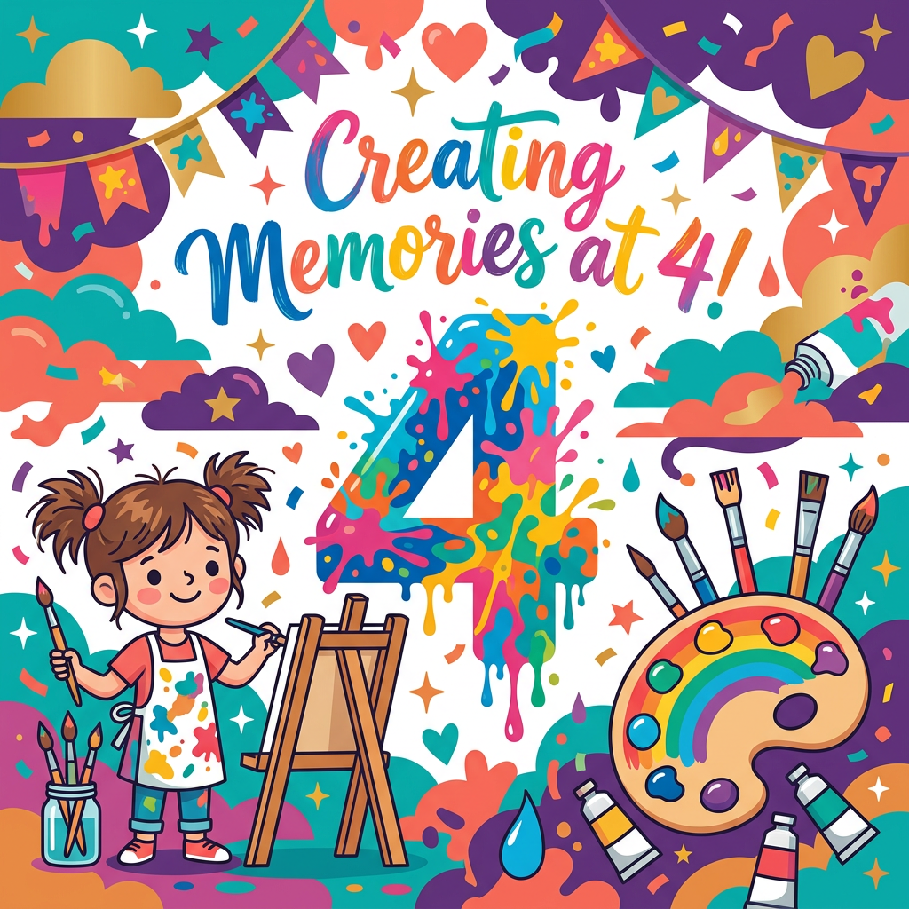 4th Birthday Art Studio preview