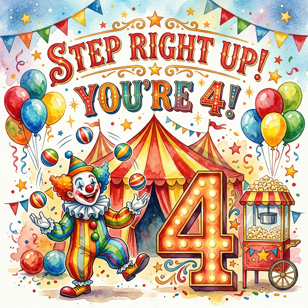 4th Birthday Circus Fun preview