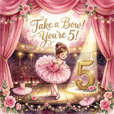 5th Birthday Ballerina Stage preview