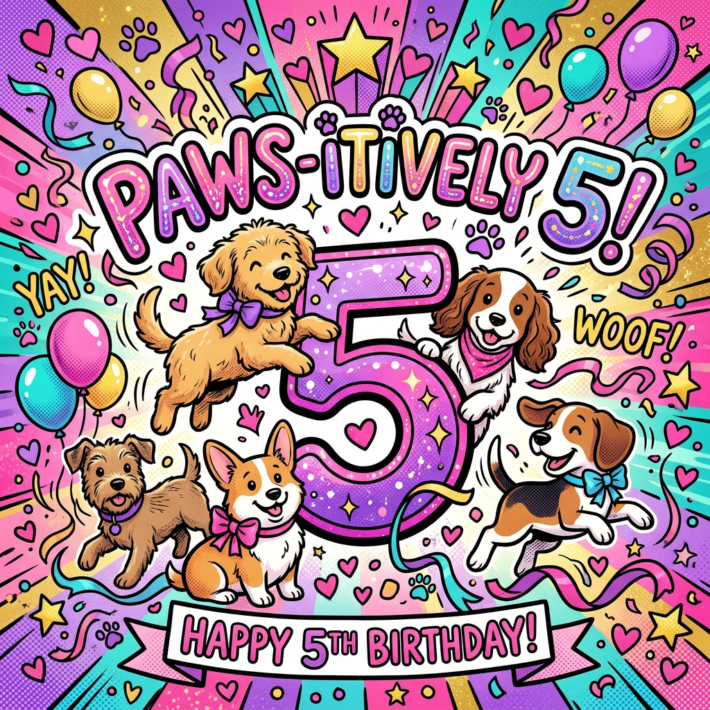 5th Birthday Puppy Love preview