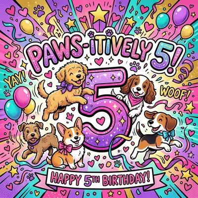 5th Birthday Puppy Love preview