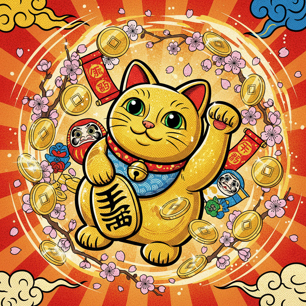 Lucky Cat Maneki preview