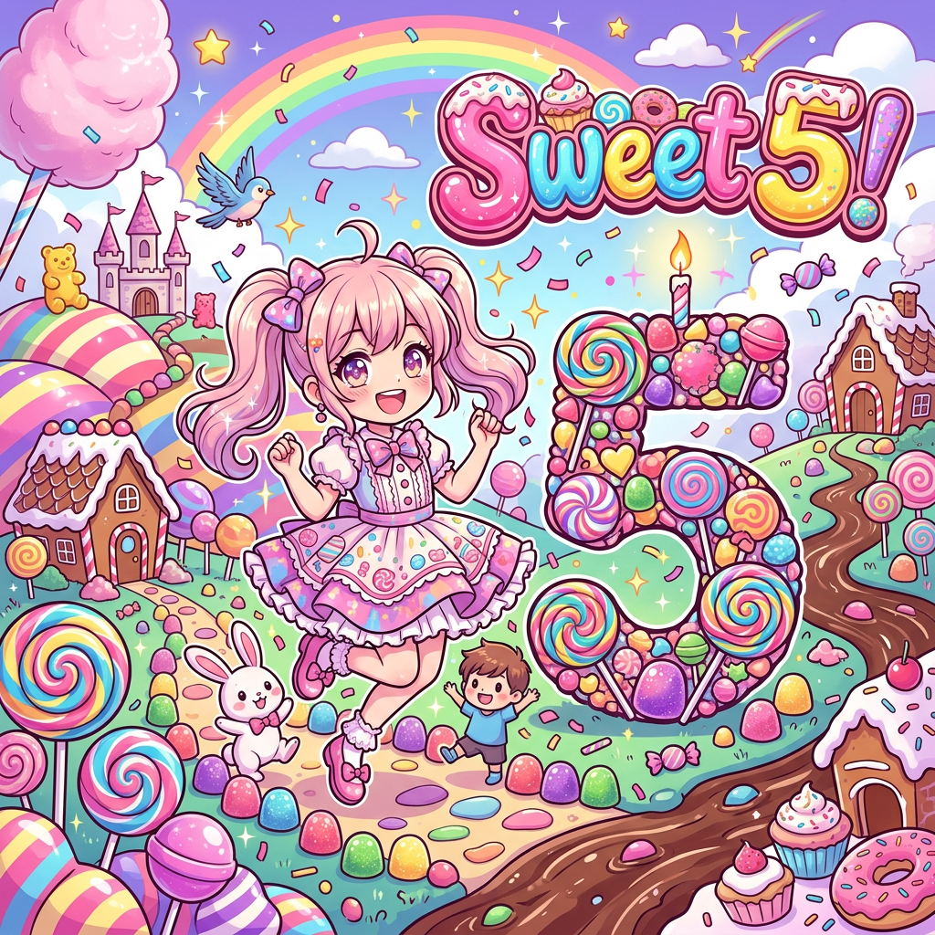 5th Birthday Candy Land preview