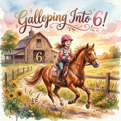 6th Birthday Horse Rider preview