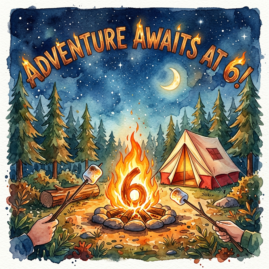 6th Birthday Camping Adventure preview
