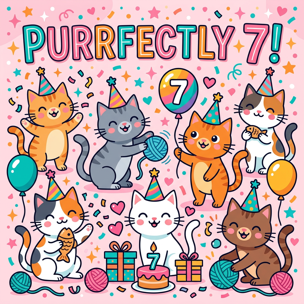 7th Birthday Cat Café preview