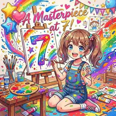 7th Birthday Art Gallery preview