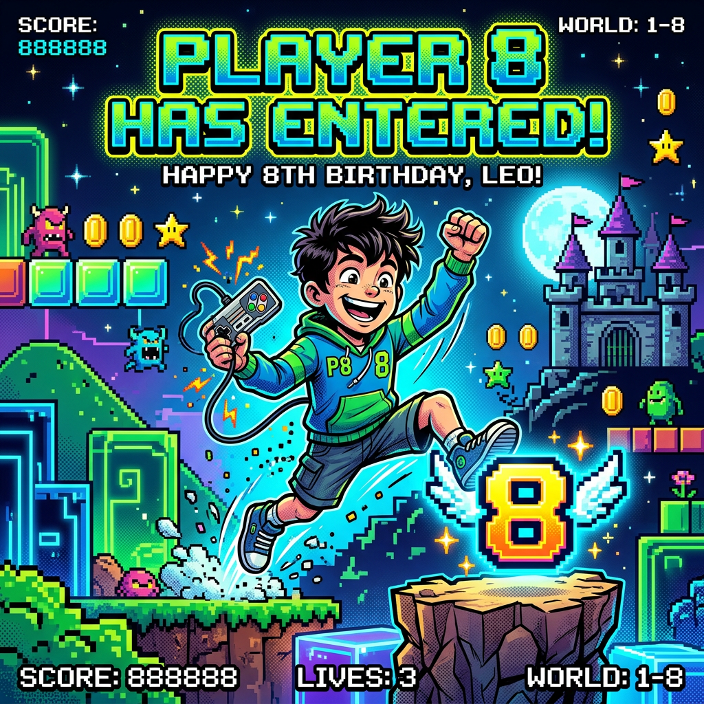 8th Birthday Gaming Controller preview