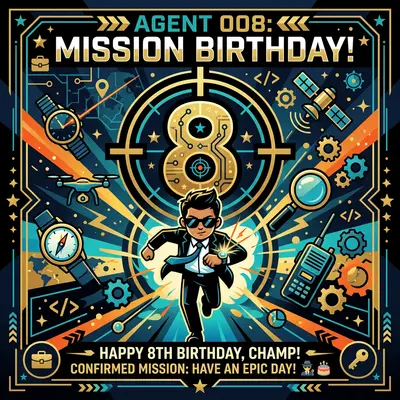 8th Birthday Spy Mission preview