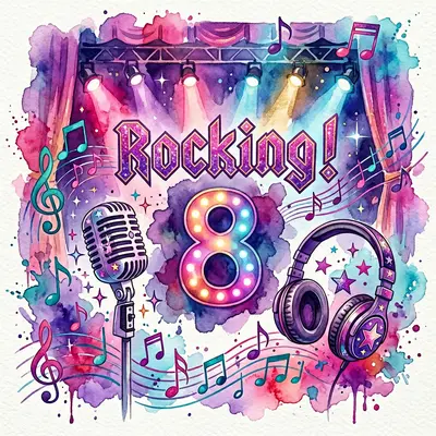 8th Birthday Pop Star preview