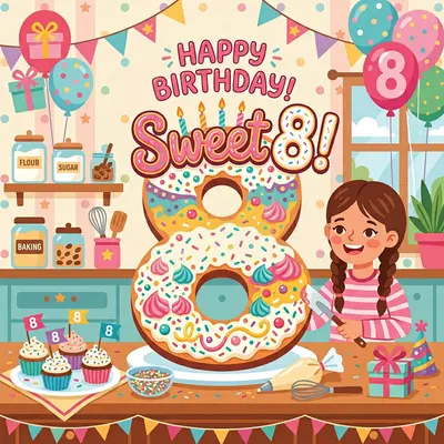 8th Birthday Baking Queen preview