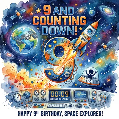 9th Birthday Rocket Science preview