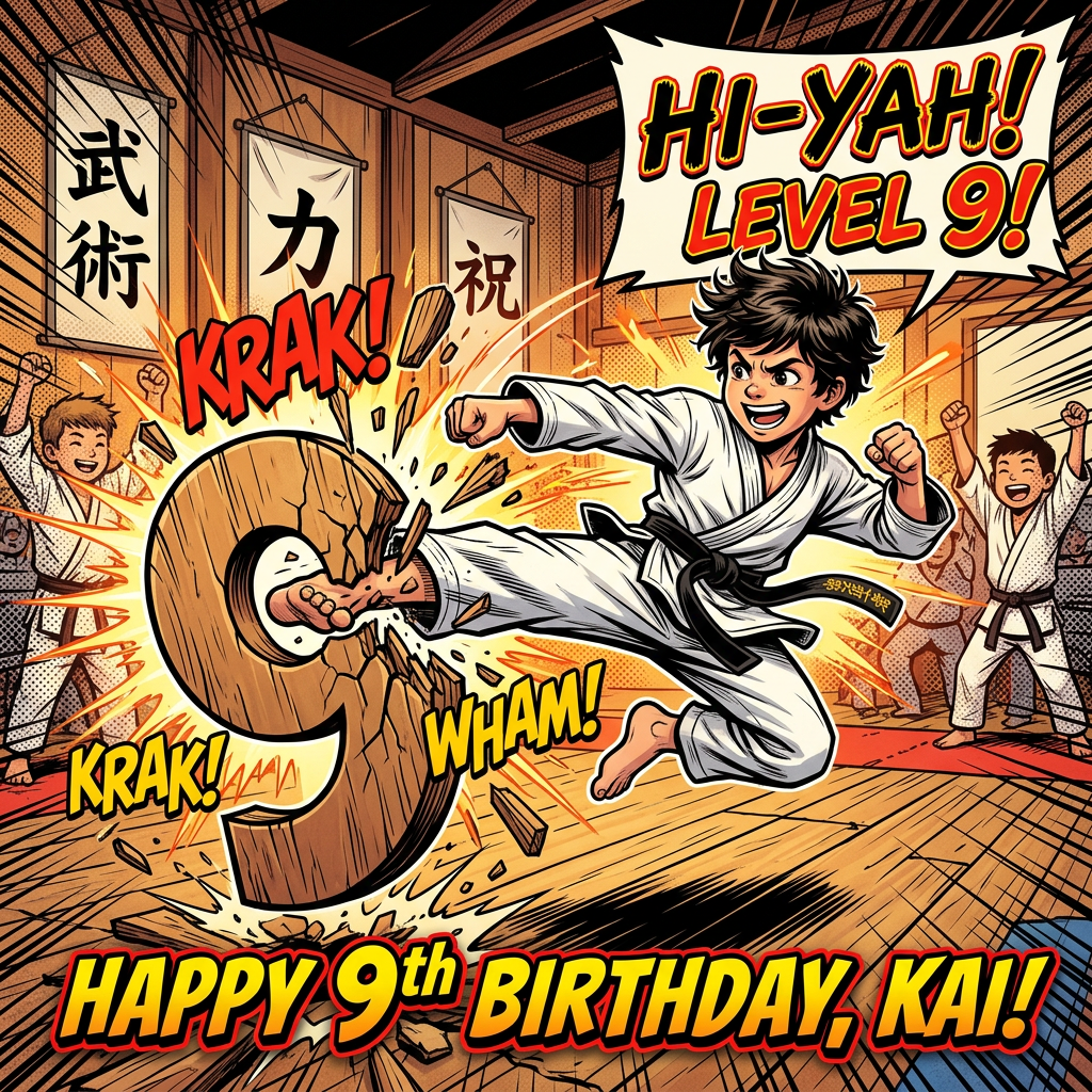 9th Birthday Martial Arts preview