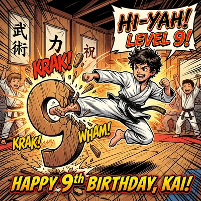 9th Birthday Martial Arts preview