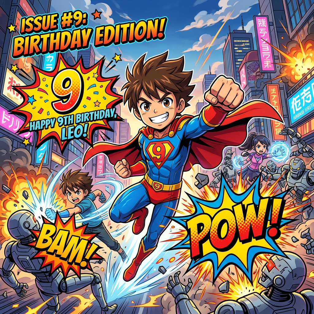 9th Birthday Comic Hero preview