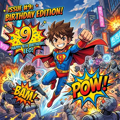 9th Birthday Comic Hero preview