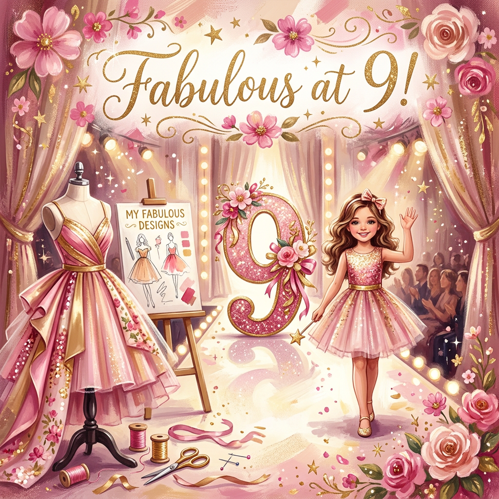 9th Birthday Fashion Designer preview