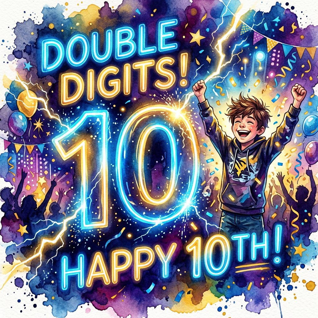 10th Birthday Double Digits Boy preview