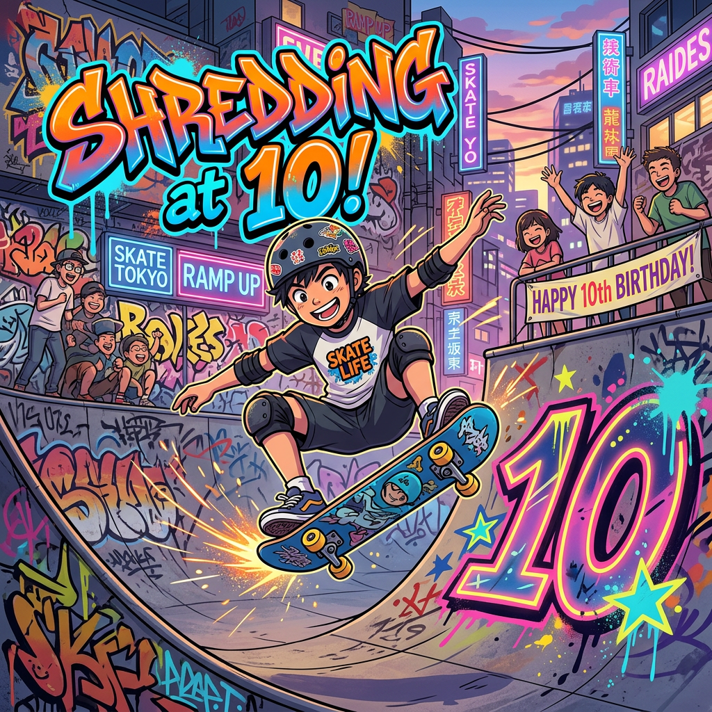 10th Birthday Skateboard Park preview