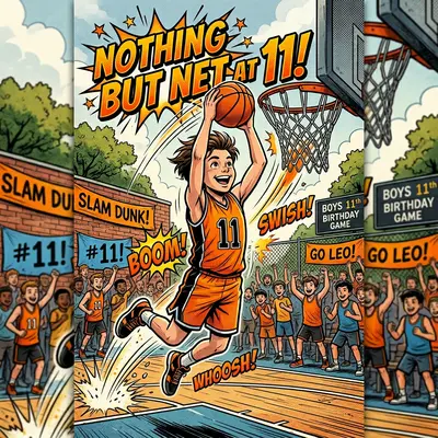 11th Birthday Basketball Court preview