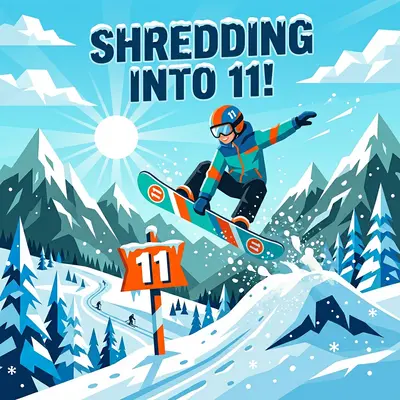 11th Birthday Snowboard Shred preview